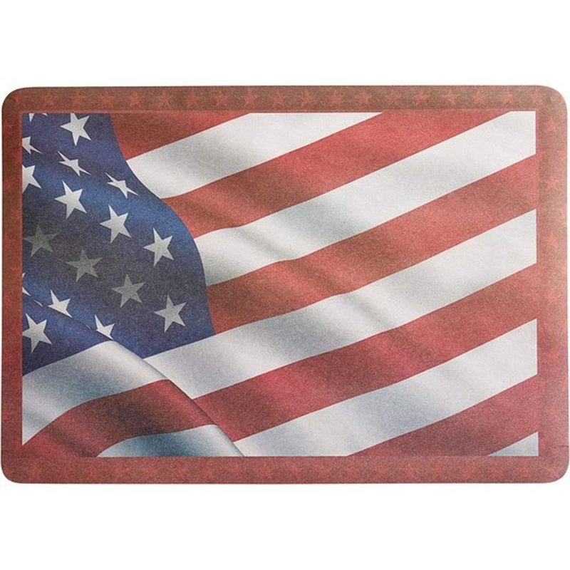 Netko American Flag Paper Placemats for Dining Table â€“ Disposable Color Table Mats Great for Parties 10"x14" American Flag 50 ct - Image 1